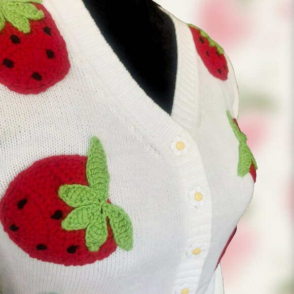 Dolls Kill Picked With Love Knit Cardi - Picture 6 of 7